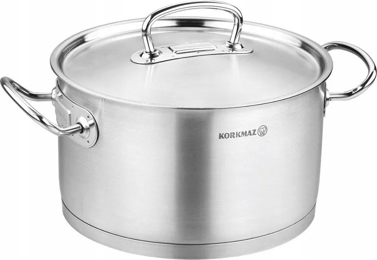 Proline rozsdamentes acél fazék Korkmaz kiváló minőség 20x12 cm 3,8 l