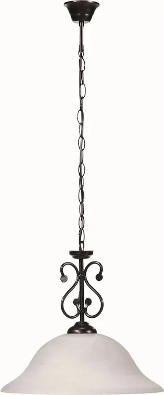 Dorothea függő csillár max. 1x60W E27 IP20 matt fekete