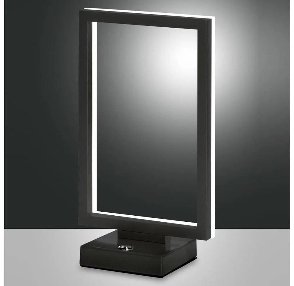Fabas Luce 3394-30-282 - LED Dimmelhető asztali lámpa BARD LED/15W/230V antracit