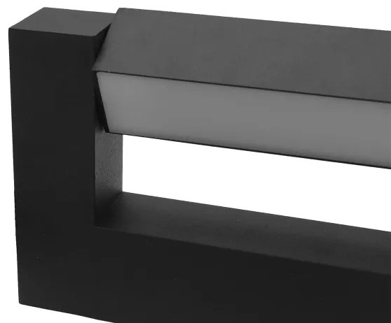 LED Kültéri fali lámpa 2xLED/4W/230V IP54 30 cm fekete