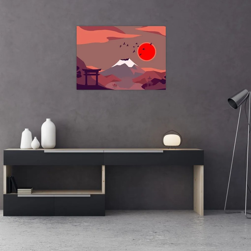 Kép - Fuji hegység (70x50 cm)