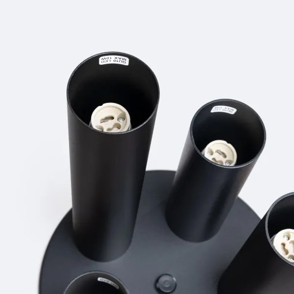 Sollux SL.1467 - Spotlámpa LAGOS 5xGU10/10W/230V fekete