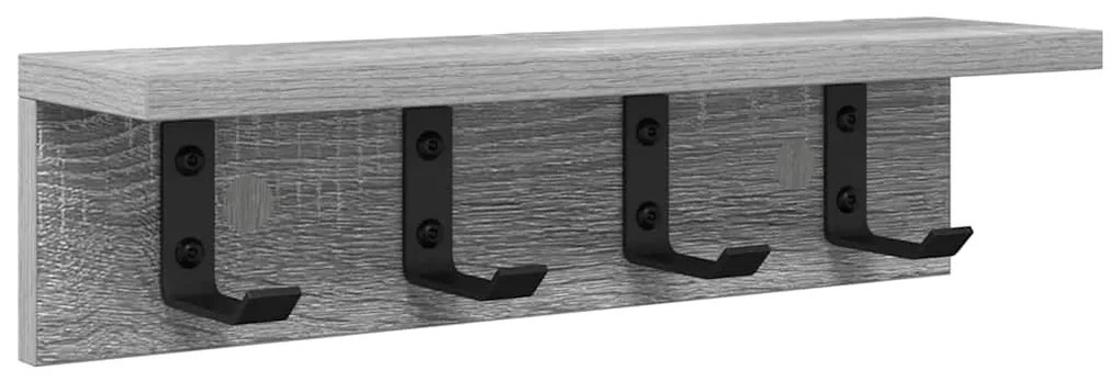 Fali Kabáthorog Szürke sonoma 40 x 10.5 x 10.5 cm Faanyag