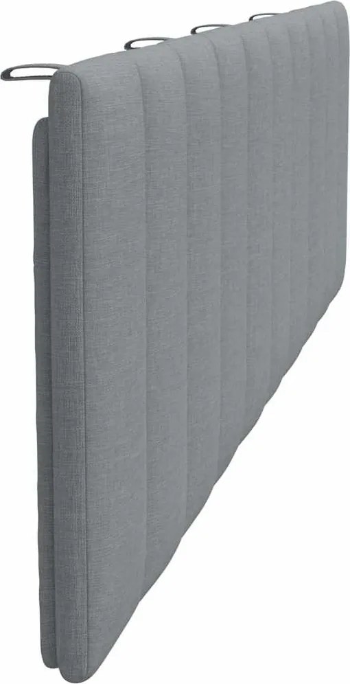 világosszürke szövet fejtámla párna Hanko 180 cm
