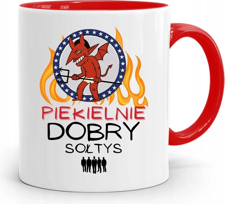 Soltésznak Piros Pokolian Jó Soltész Bögre fényképes nyomtatással