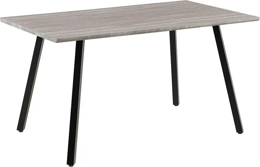 Catini LANDON Étkezőgarnitúra 6x szék + asztal, szürke/sötétszürke