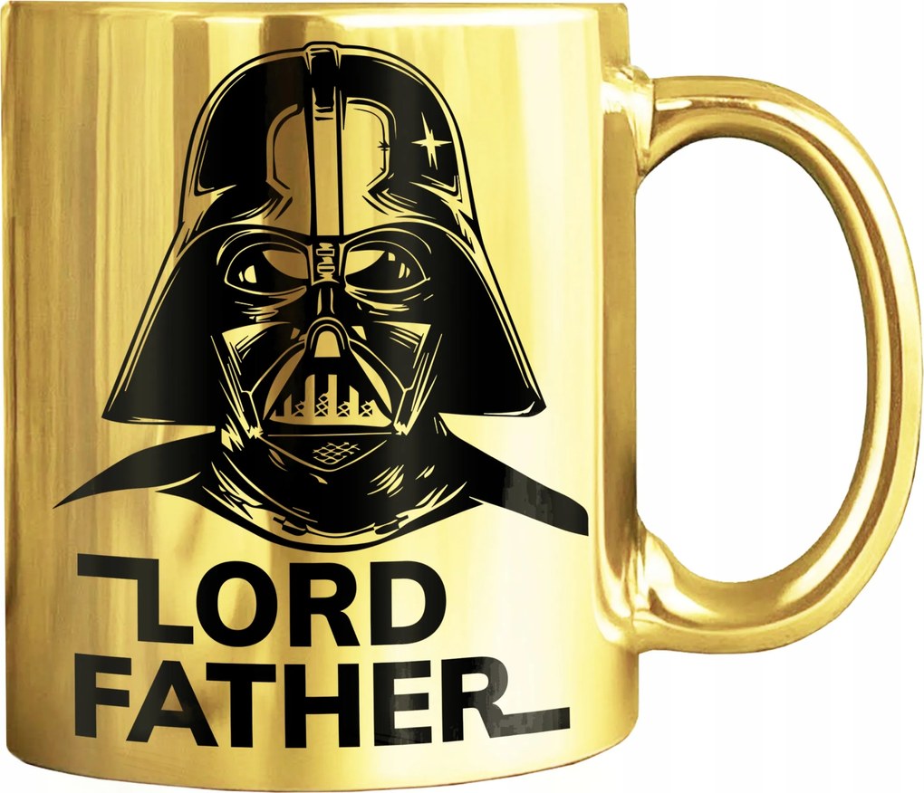 Arany Bögre Nyomott Mintával Lord Father Ajándék Apák Napja Star Wars 330 ML