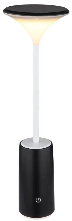 Globo 21020B - LED Dimmelhető asztali lámpa QUIRIN LED/1,2W/3,7V 3000K fekete