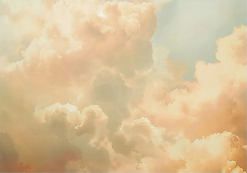 Fali fotótapéta Étkezőbe Éteri felhők 208x146 Ragasztó