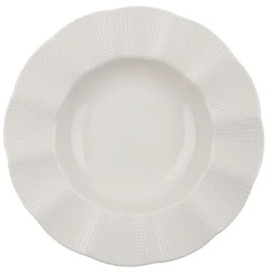 18 darabos fehér porcelán étkészlet