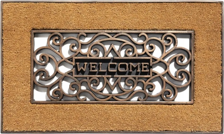 Lábtörlő kókusz gumi elegáns 75 x 45