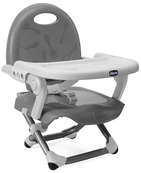 Chicco - Hordozható gyermekülés székmagasító POCKET SNACK szürke