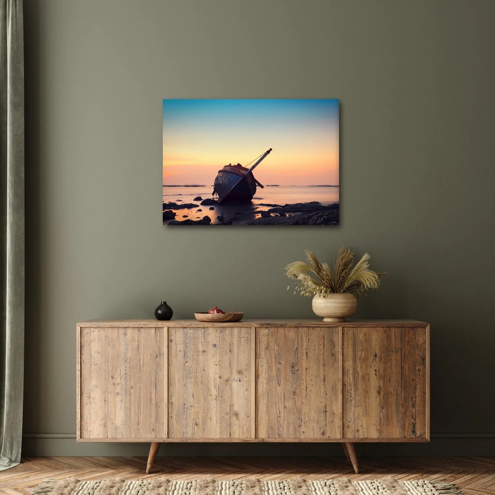 Kép - Hajótörést szenvedett hajó (70x50 cm)