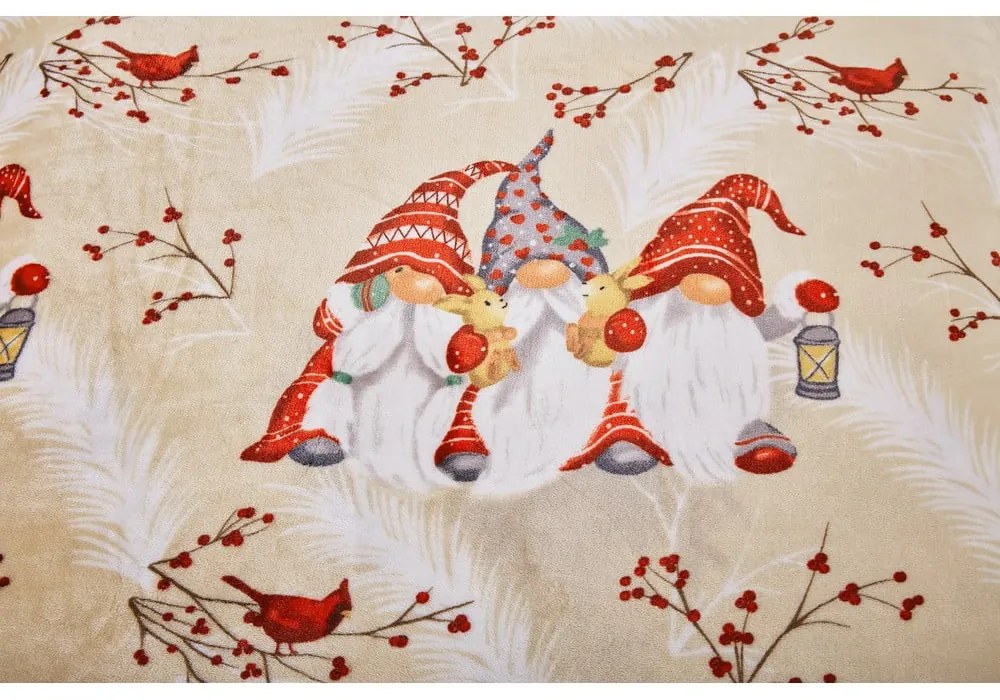 Világosbarna egyszemélyes mikroplüss ágyneműhuzat 140x200 cm Goblin – My House