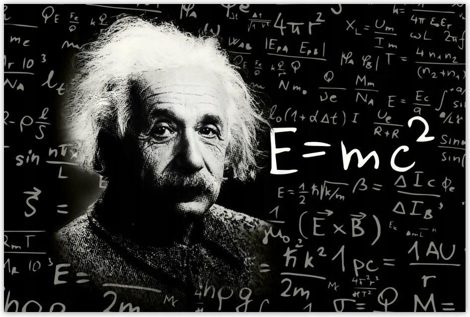 Poszterek 60x40 Albert Einstein E=MC2