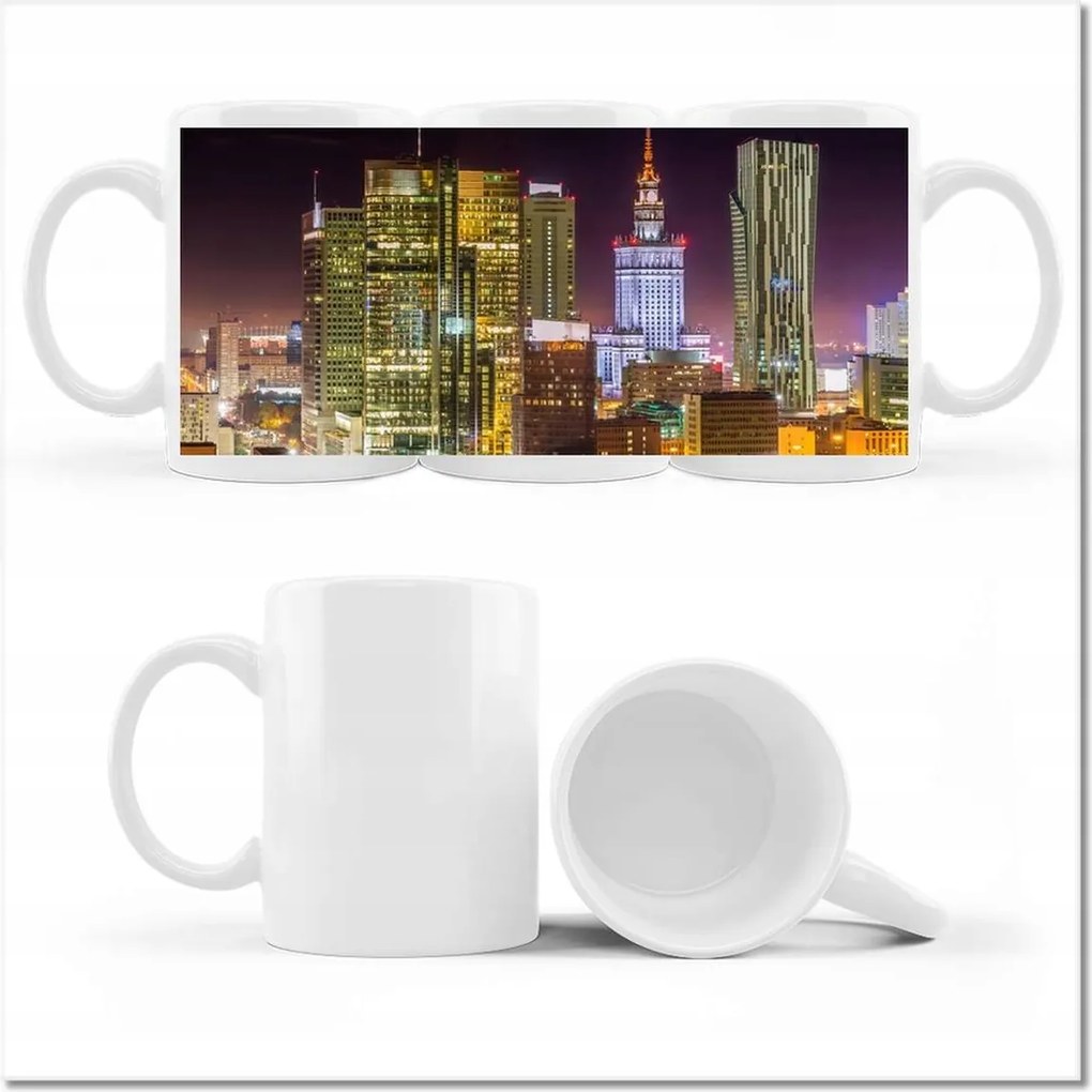 Fotó bögre Város éjszaka