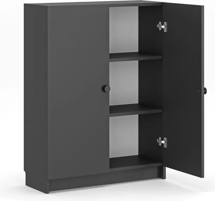 Könyvespolc, antracit, 80 cm – Bili3