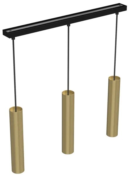 Csillár zsinóron RAITO 3xGU10/8W/230V sárgaréz