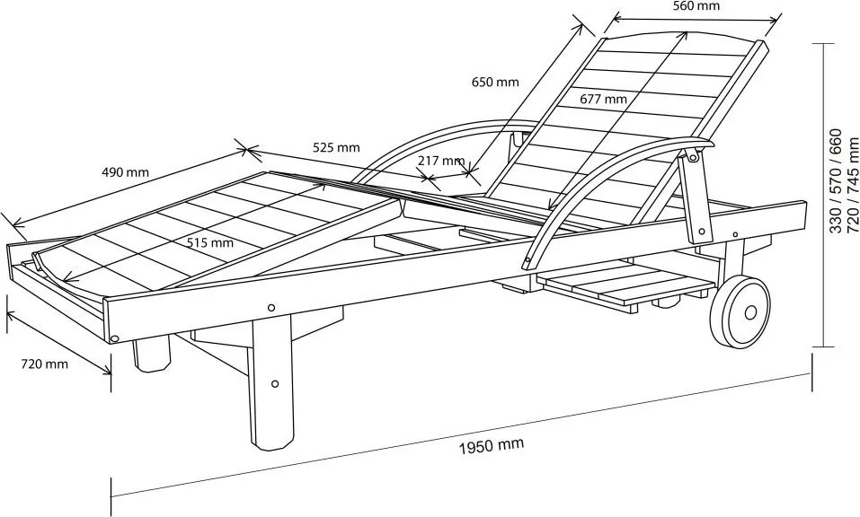 ERA Kerti relaxációs és állítható nyugágy