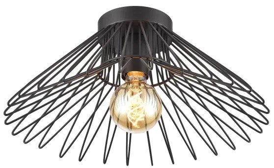 ONLI - Mennyezeti lámpa DUCCIO 1xE27/22W/230V átm. 60 cm fekete