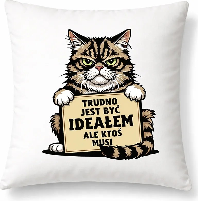 Párna Lányoknak Feleség Barátnőknek Nehéz Tökéletesnek Lenni Fehér