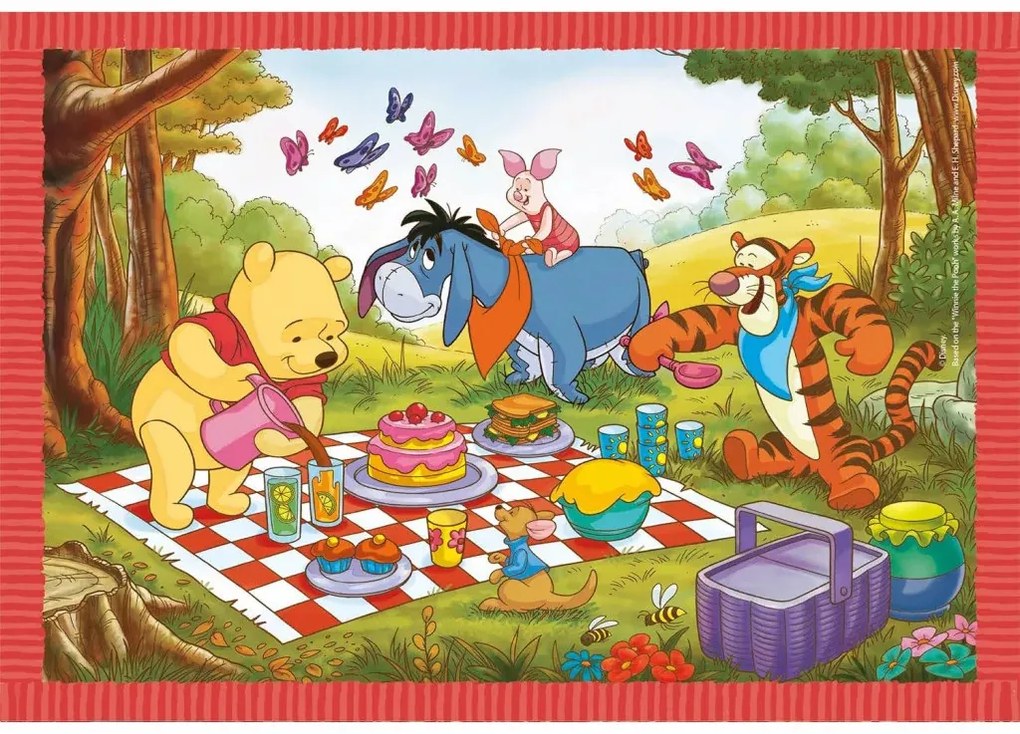 Disney Micimackó Fun Days Forever 4 az 1-ben puzzle Clementoni