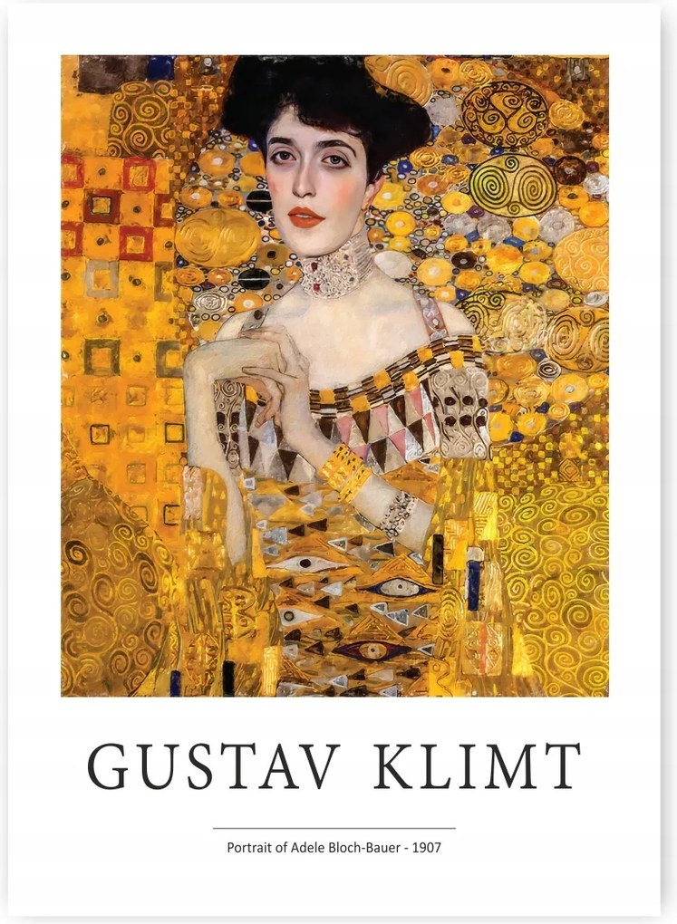 Gustav Klimt Portré Plakát 40x50 cm festmény #262