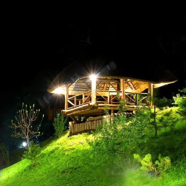 LED napelemes reflektor DUO LED/1W/3,7V 1200 mAh IP44 érzékelővel