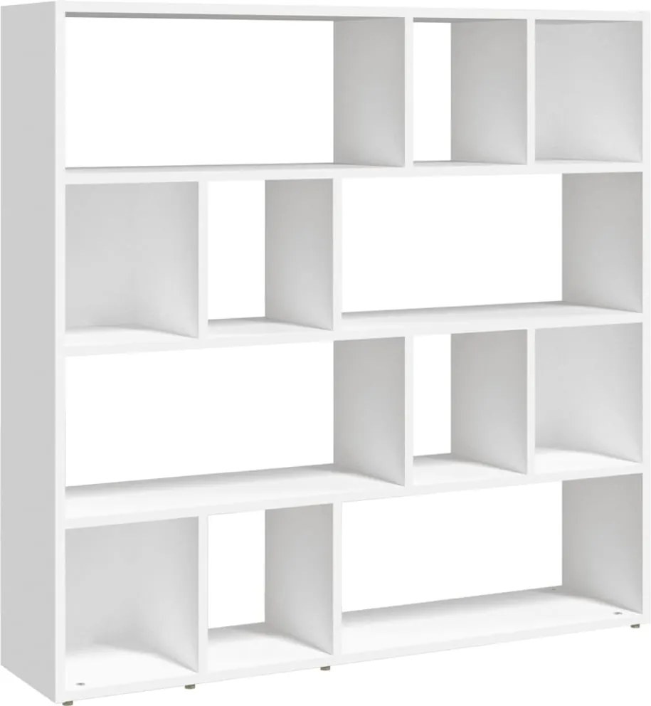 vidaXL fehér térelválasztó könyvszekrény 105 x 24 x 102 cm