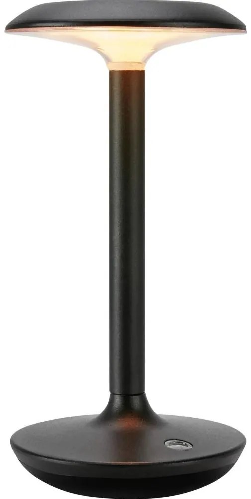 Markslöjd 108918-LED Dimmelhető újratölthető lámpa PETIT 2W/1800mAh 2200/2700/3000K IP44 fekete