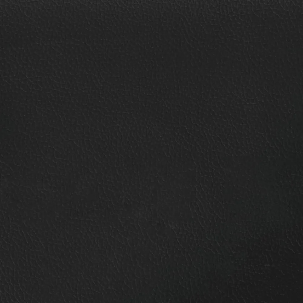 fekete és fehér műbőr ágykeret Dover 90 x 200 cm