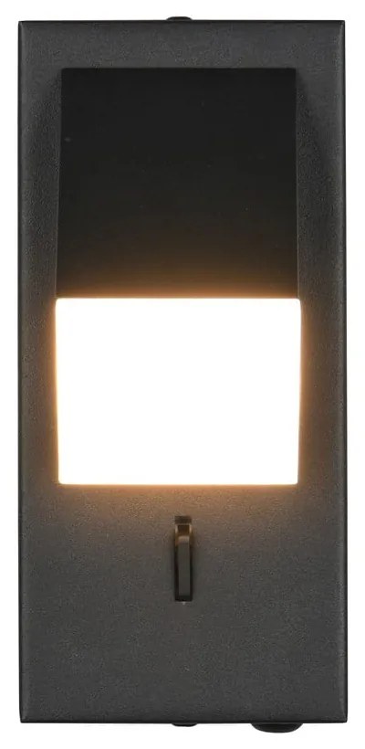 Matt fekete LED fali lámpa Raglan – Trio