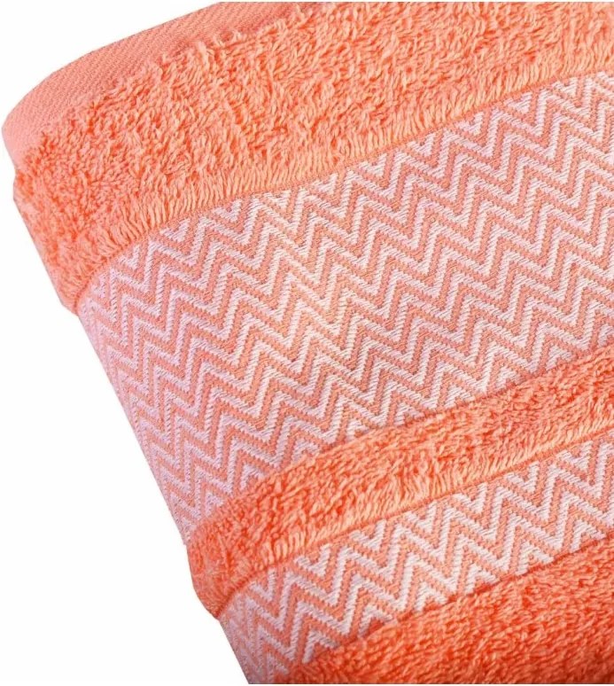 EMI Ates lazacszínű pamut törölköző 50x90 cm