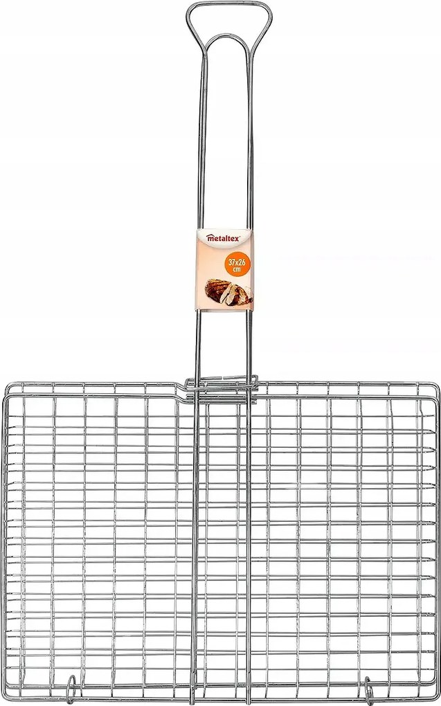 Márkás Robusztus Grillrács Hálós Zárható Rács Grillezéshez Swiss