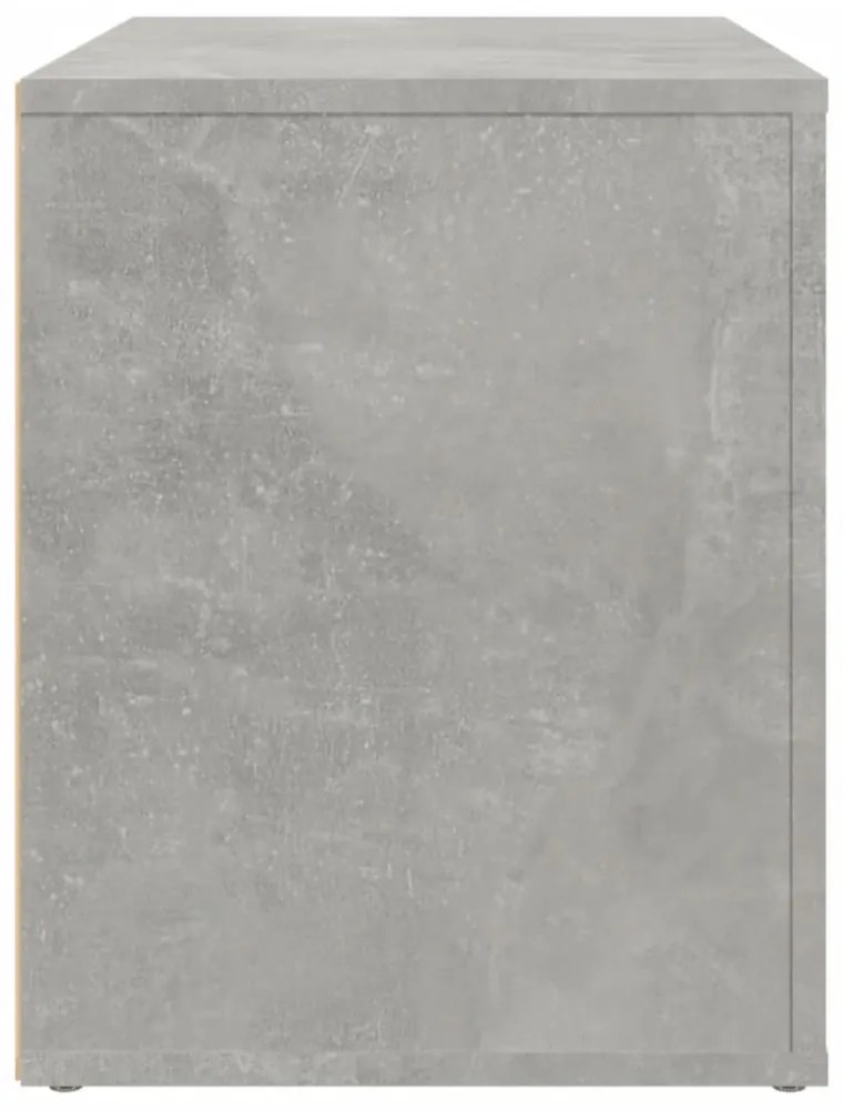 betonszürke szerelt fa éjjeliszekrény 60 x 36 x 45 cm