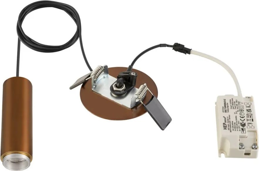 SLV 1007550 LALU Hengeres Függesztett Lámpa Barna LED IP20