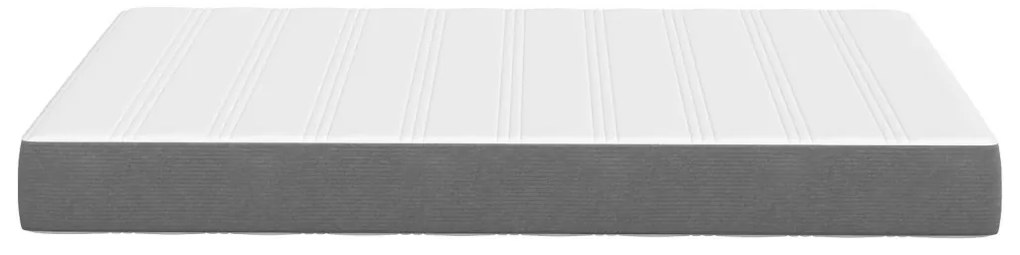 Zsebes rugós ágymatrac Világosszürke Közepes 120x200x20 cm Szövet