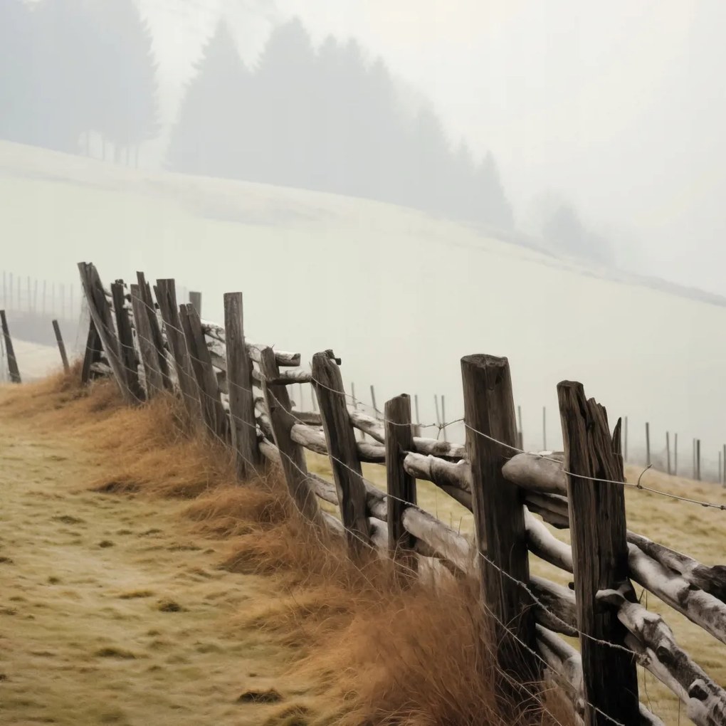 Poszter 100x100cm Ködbe burkolózva