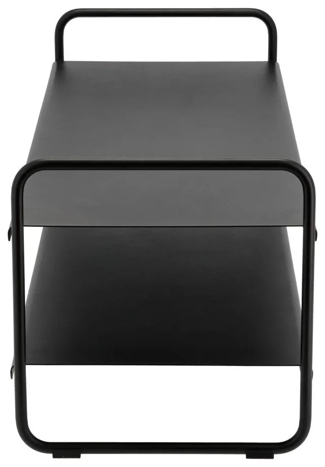 Fekete acél cipőtartó állvány 33x33x80 cm A-Shoe – Zone