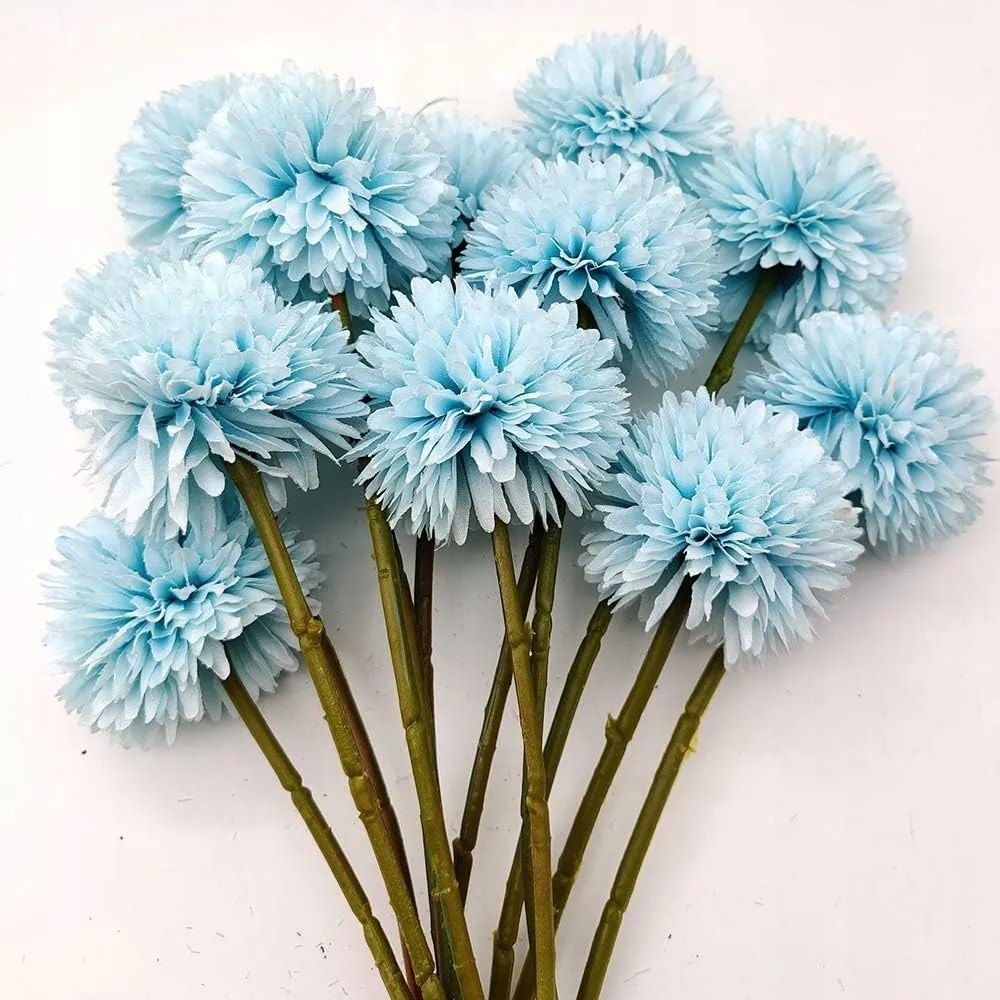 Mesterséges Virágok Krizantém Csokor Dekoráció 12.szt