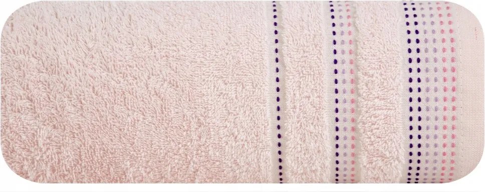 Törölköző Pola 50x90 rózsaszín frottír 500 g/m2