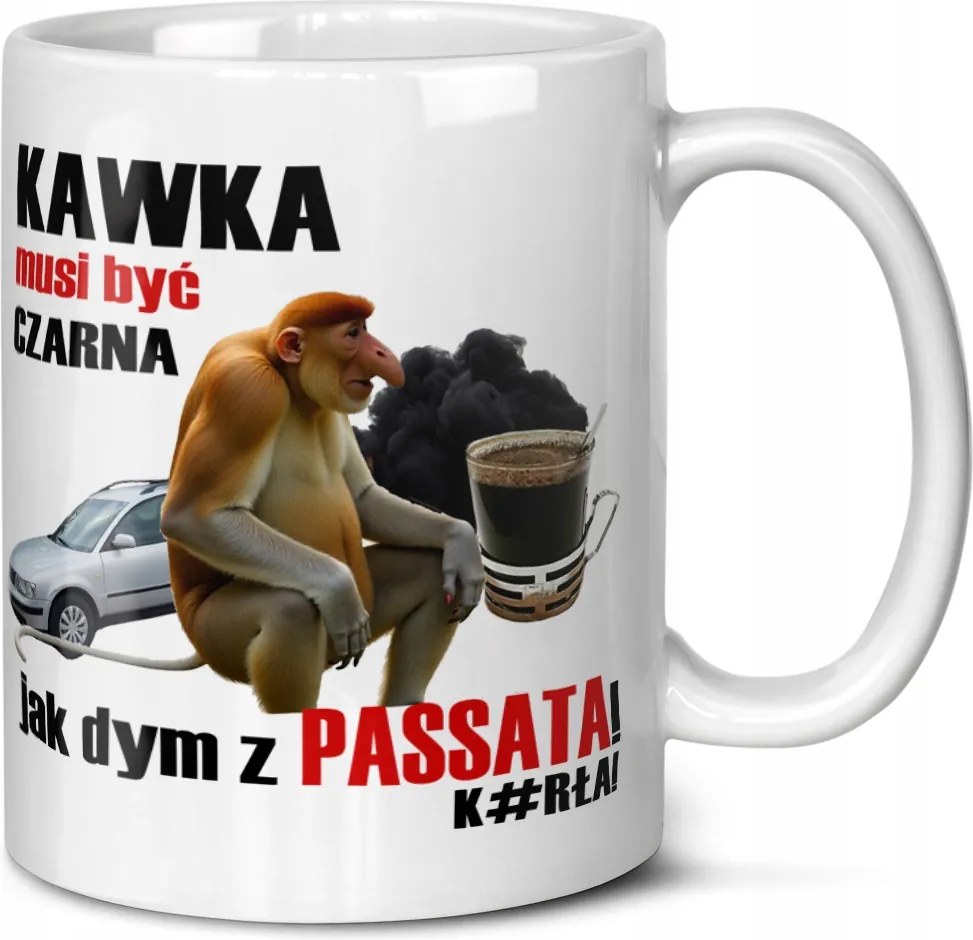 Ajándék Szerelő Bögre Erős Janusz Mém Kávé Fekete Passat B5