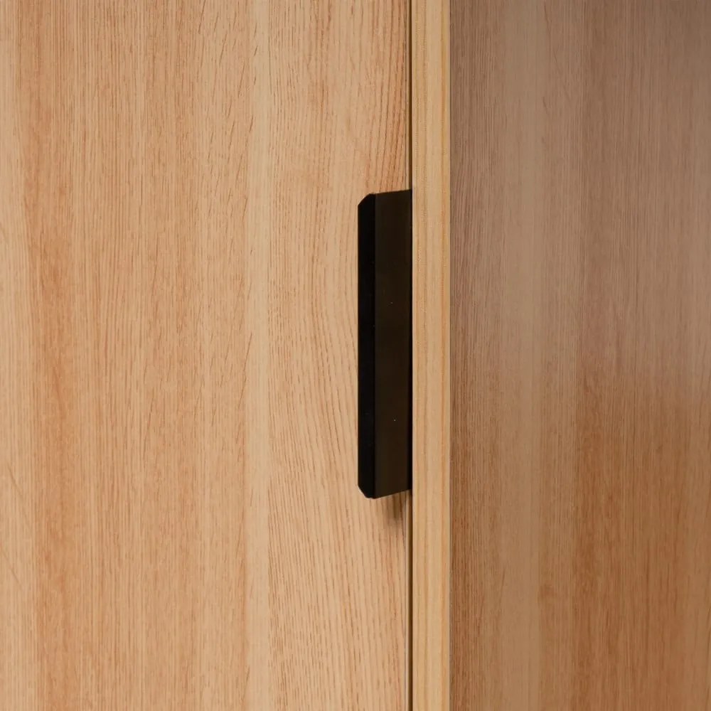 Natúr színű nyitott ruhásszekrény 100x190x48 cm Armarios – Casa Selección