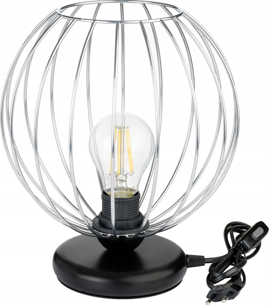 Éjjeli lámpa Loft asztali lámpa XL huzal led E27