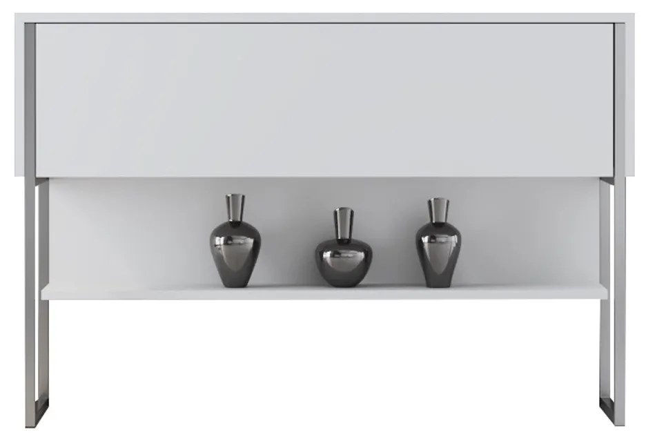 Komód Luxe - Silver, White