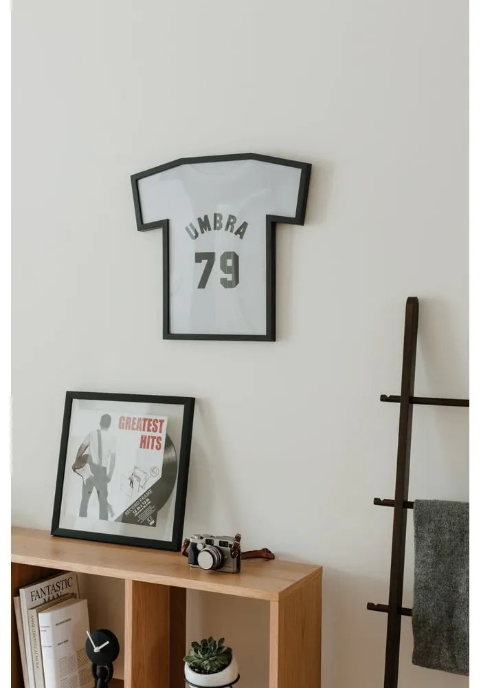 Fekete műanyag fali képkeret 50x54,5 cm T-Frame – Umbra