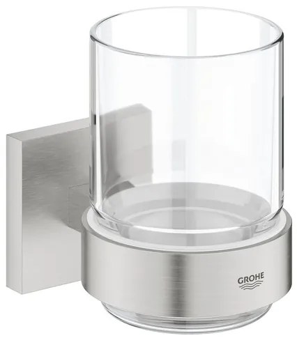 Grohe Start Cube Accessories start cube tartozékok üveg tartóval szuperacél 41097dc0 G41097DC0