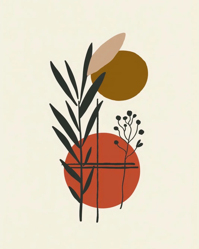 Poszter 40x50cm Kontraszt a botanikában