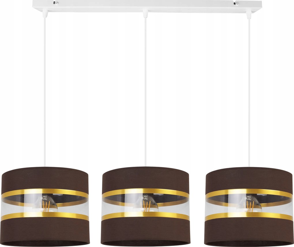 Mennyezeti Függőlámpa Hármas Csillár Glamour Lámpabúra Nappali Étkező