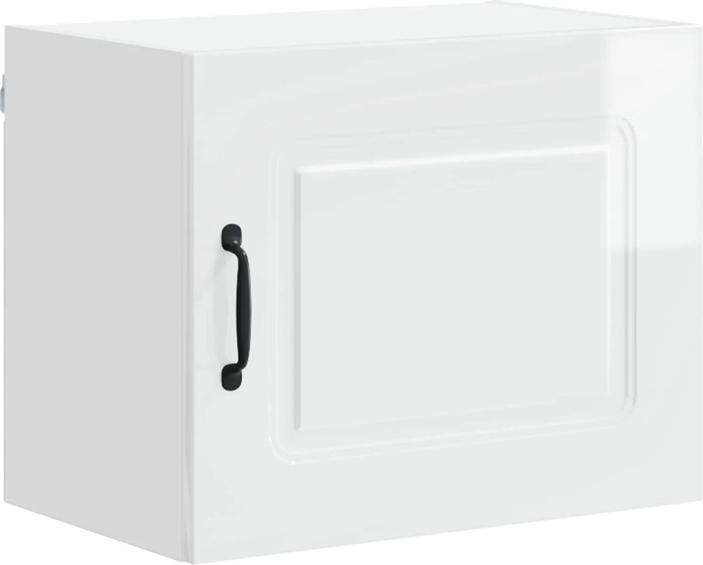 vidaXL Konyhaszekrény Kalmar Magas Fényű Fehér 50 x 31 x 40 cm Faanyag